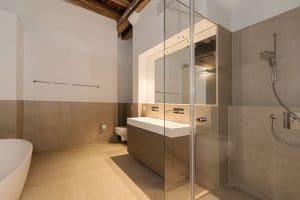 Umbauten einer Loftwohnung: Badezimmer