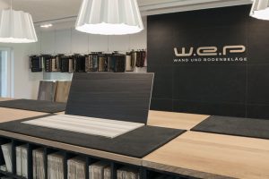 Showroom von WEP: Materialmix testen
